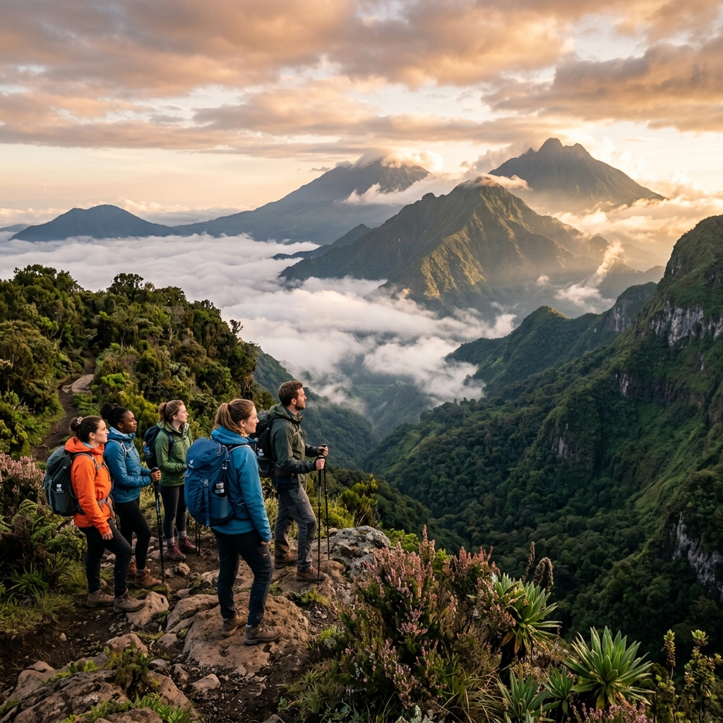 Alpine Volcanic Hiking